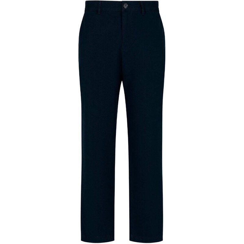 Armani Exchange Pantalone blu in twill stretch