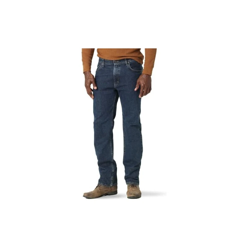 Wrangler - Pantaloni Jeans da uomo elasticizzati, con cintura