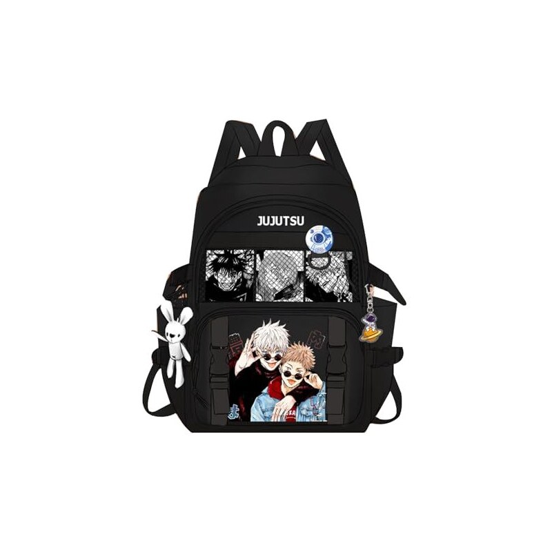 pochikiki Anime Jujutsu Kaisen Laptop Backpack College Schoolbag ...