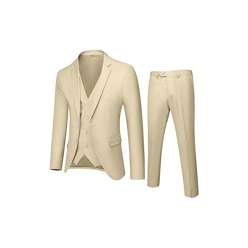 Pantaloni Da Uomo Slim Fit - Eleganti Per Business, Festa O Cerimonia, Misure Da S A 6XL - Foto 6