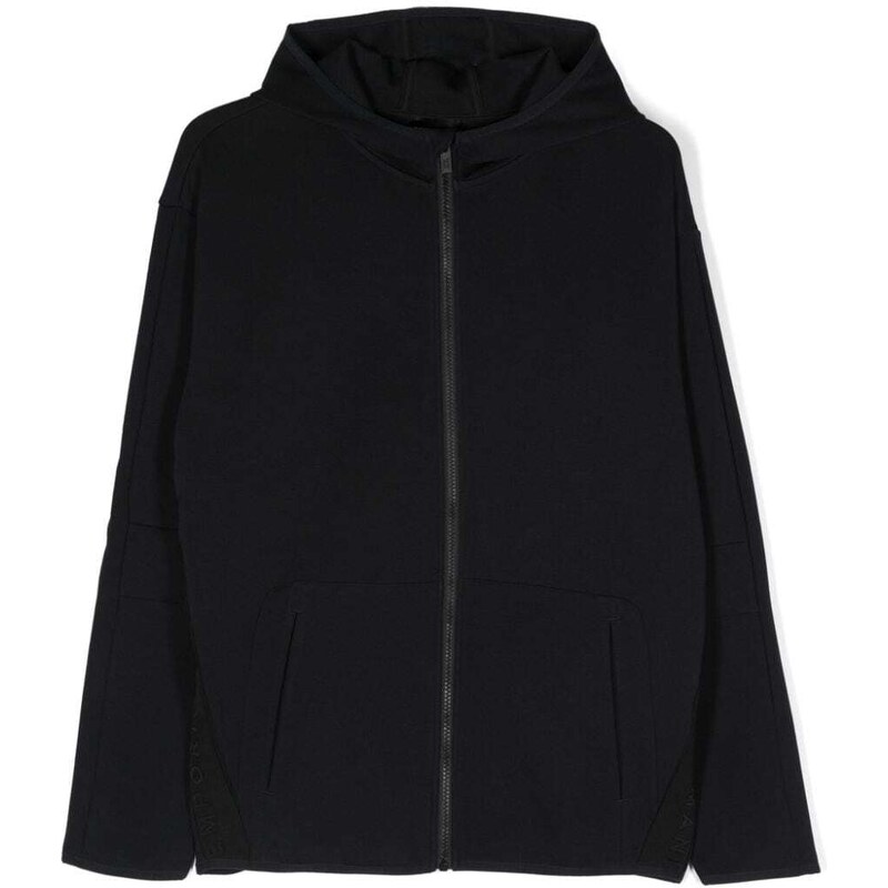 Emporio Armani Kids Giacca con logo goffrato - Blu Emporio Armani Kids Giacca con logo goffrato - Blu