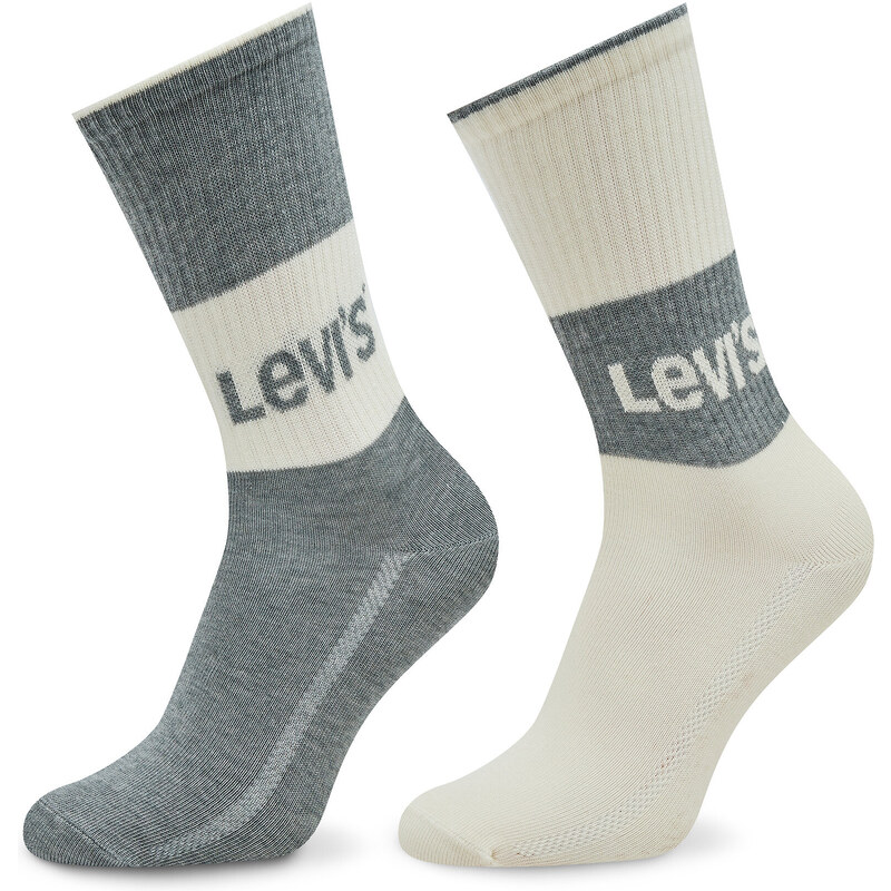 Set di 2 paia di calzini lunghi da donna Levi's