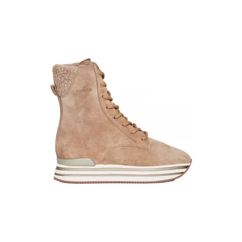 Apollo Stivaletto In Camoscio Beige