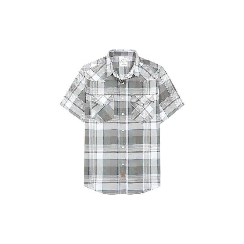 Camicia Bambino Colletto Cubano Manica Corta - Estiva In Poliestere, Taglie 5-13 Anni, Moda Casual - Foto 10