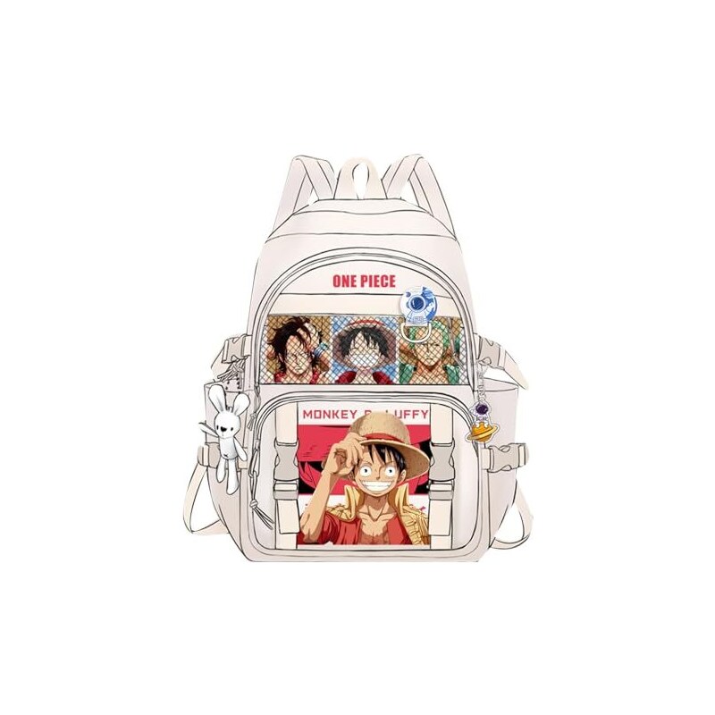 Pochikiki Scimmia D.Luffy Zaino Anime Cappello Di Paglia Zaino Zoro Stampato Studenti Campus Zaino Viaggio Tempo Libero Zaino Nero Per Gli Amanti Di Luffy 126154961