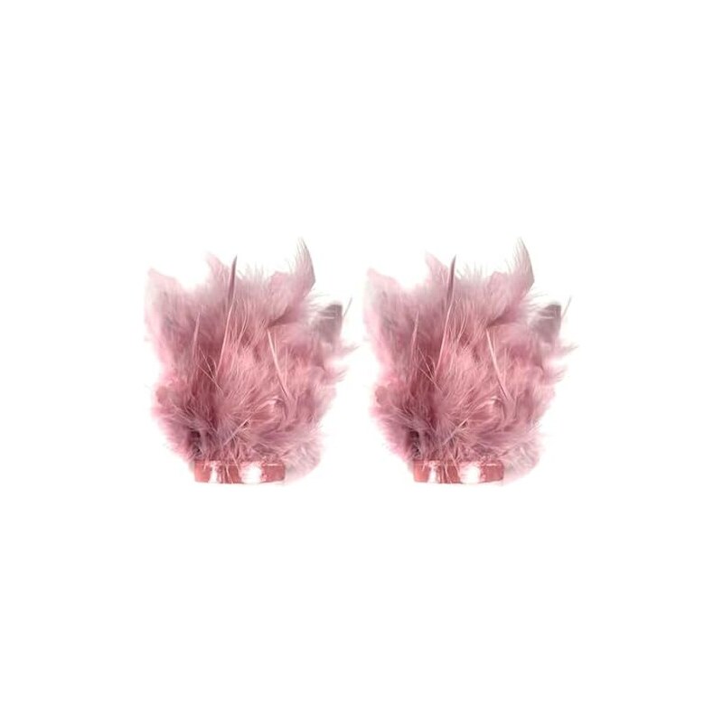 badaren Polsini di Piume, Braccialetti di Piume, Cinturino da Polso In Piuma, Decorative Costume di Halloween, Carnevale Festa Cosplay, Abbigliamento Gotico, Balli di Carnevale