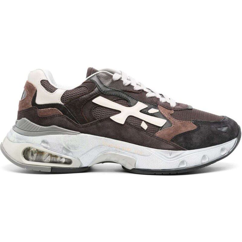 Premiata Sneakers Sharky con inserti - Marrone Premiata Sneakers Sharky con inserti - Marrone