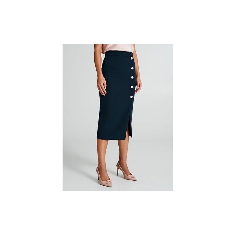 adL Gonna a tubino - black/nero