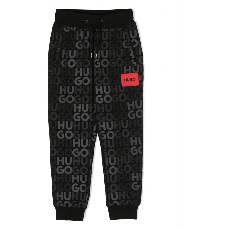 Hugo Boss Pantaloni in cotone da neonato J51265 main image 1