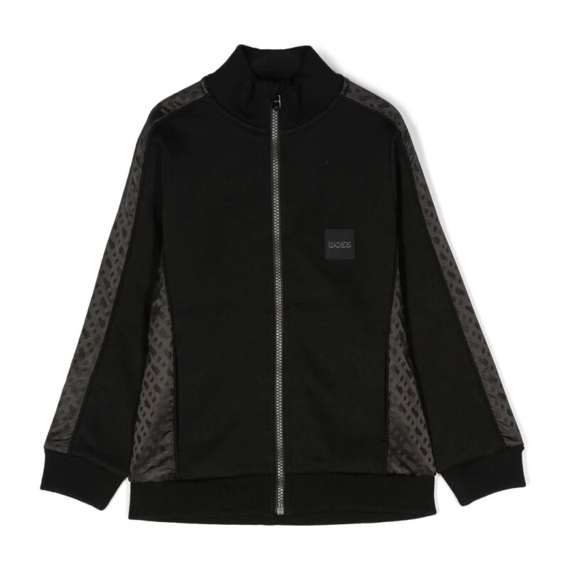 Boss ciabatte bambino con logo nero