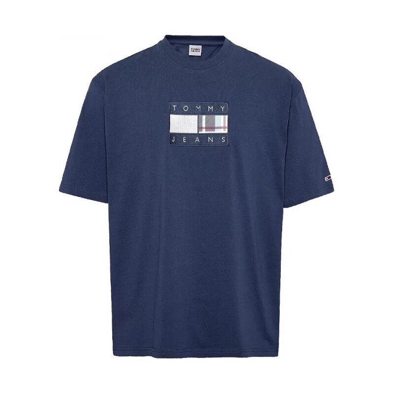T-Shirt Classica Uomo In Misto Cotone Blu - Colletto 16.5, Taglia Torace 46-44, Colore Nero