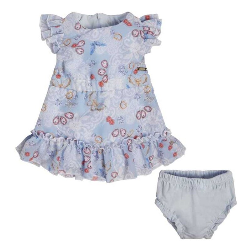 GUESS Abito In Denim Lyocell Per Bambina - Stile Casual Con Gonna A Volant