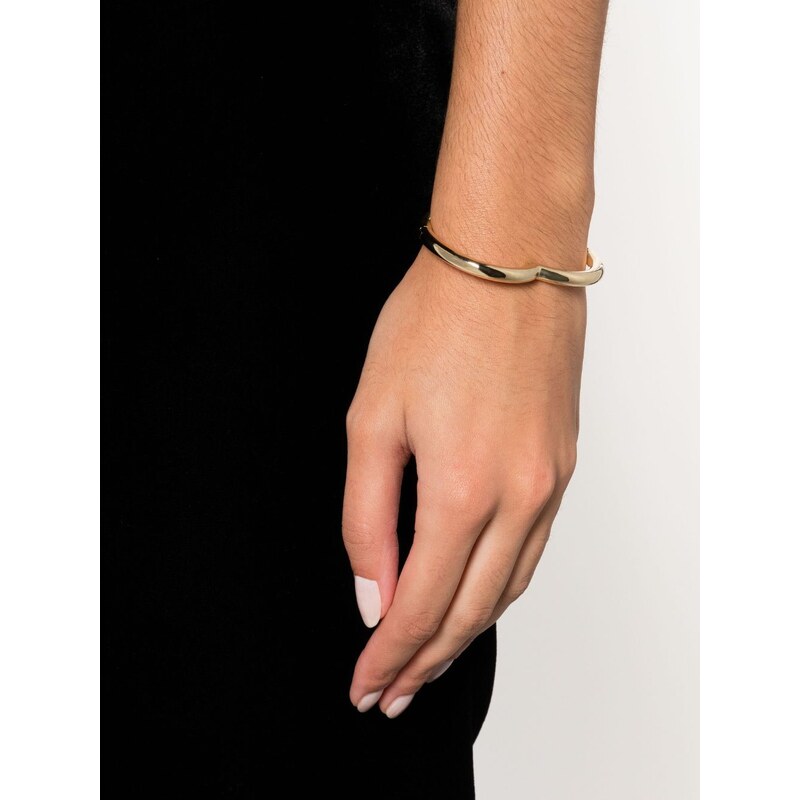 CARISSIMA Bracciale Rigido In Oro Giallo 9ct Con Lavorazione Diamantata – Gioiello Elegante Con Hallmark 375, Regalo Di Lusso