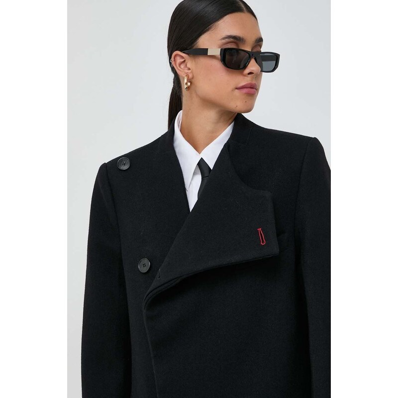 Victoria Beckham cappotto in lana colore nero