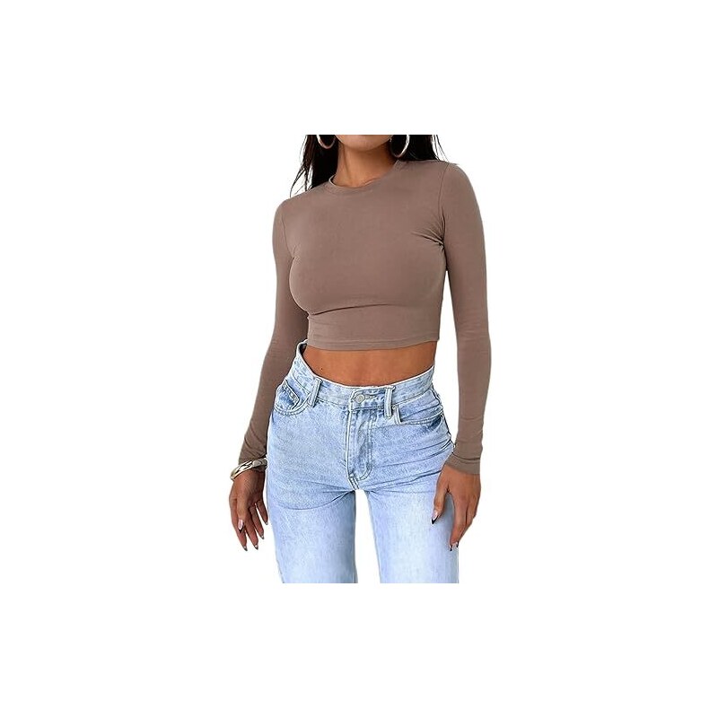 Calvin Klein - Maglietta a maniche lunghe da donna 2025 Bianco