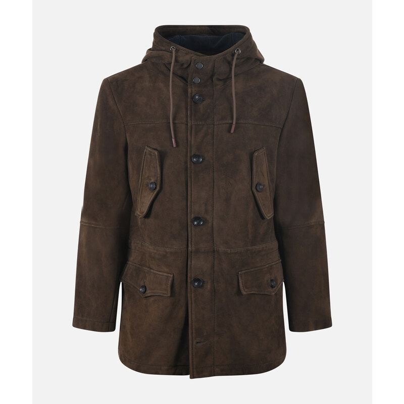THE JACK LEATHER Giubbotto Parka in camoscio - STOCKHOLM