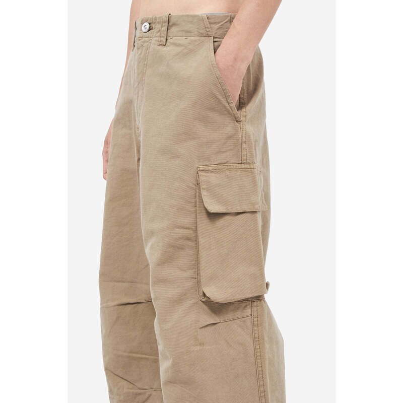 Our Legacy Pantalone MOUNT CARGO in cotone khaki