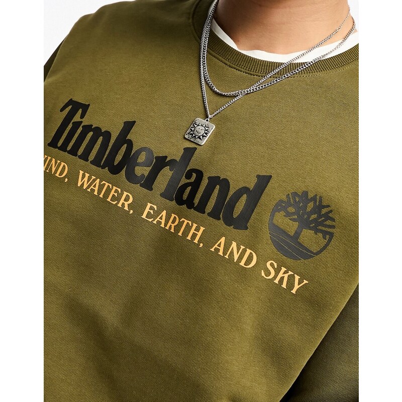 Timberland - YC Archive - Felpa verde con logo