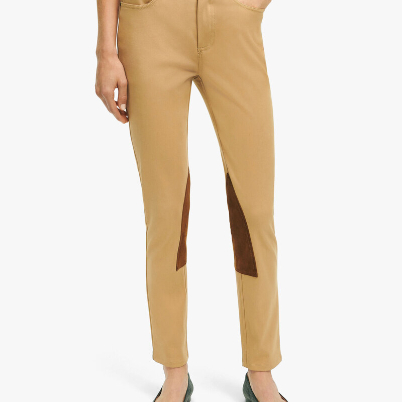 Brooks Brothers Pantalone in misto cotone elasticizzato beige - female Pantaloni casual Beige medio 2