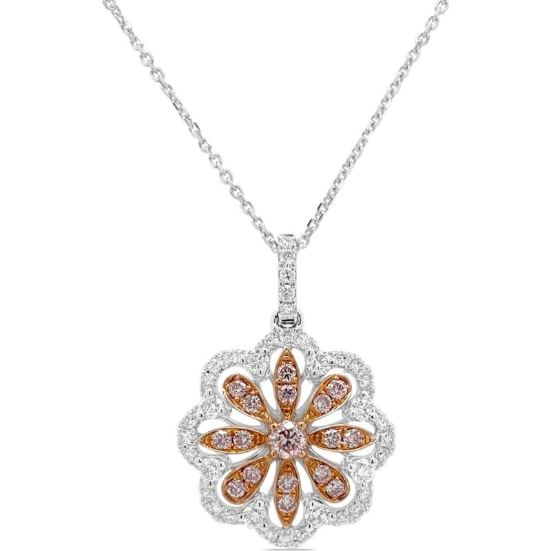 HYT Jewelry Collana in platino con diamanti - Argento