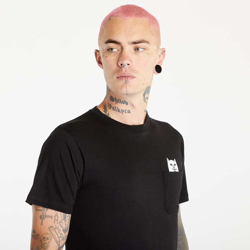 Maglietta RIPNDIP Lord Nermal Pocket Tee Black XS
