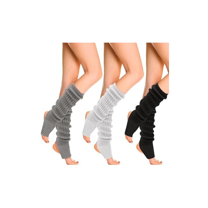 Scaldamuscoli Donna In Maglia Sciolta - Coprigambe Invernali Morbidi - Foto 9