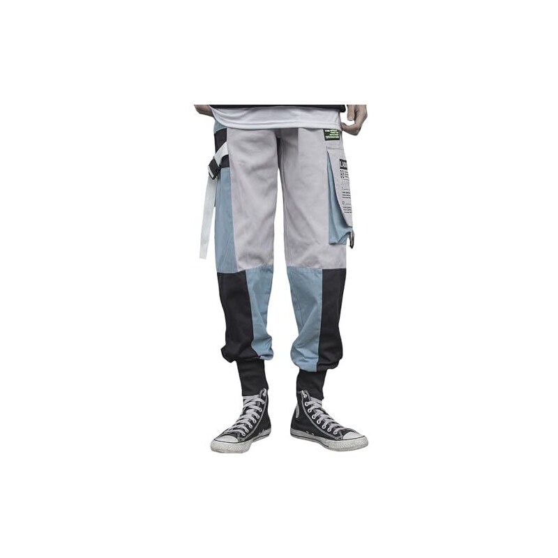 Pantaloni Cargo Da Uomo, Larghi, Per Il Tempo Libero, Con Tasche