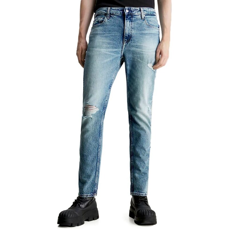 Calvin Klein Jeans Dad scolorito con abrasioni