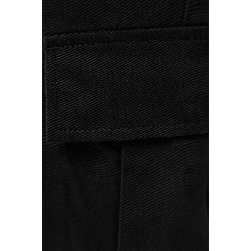 Pinko pantaloni in cotone colore nero