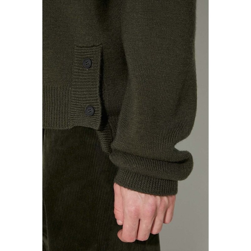 A-COLD-WALL* maglione in lana UTILITY MOCK NECK KNIT uomo ACWMK152