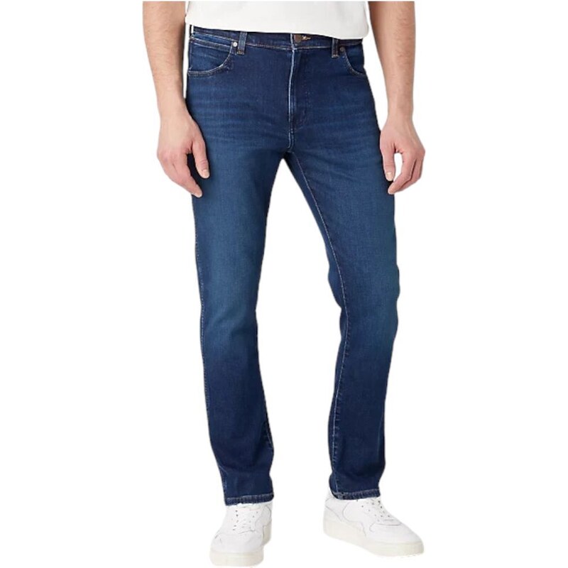 Wrangler jeans Larston Green Fuzz 112341427