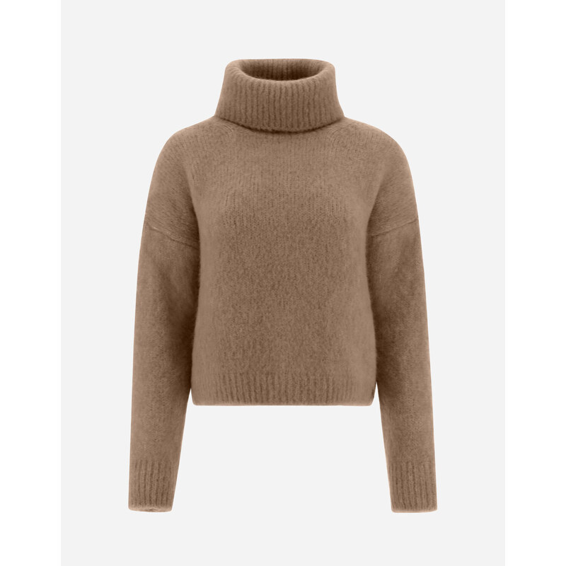 Herno MAGLIONE IN FLUFFY WOOL