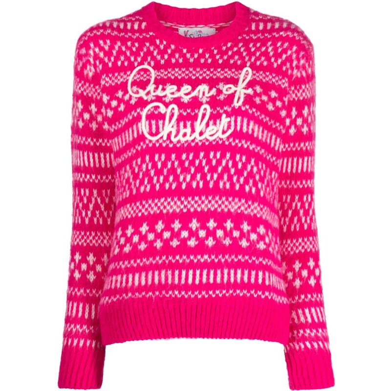 MC2 Saint Barth Maglione Queen of Chalet - Rosa - Stileo.it