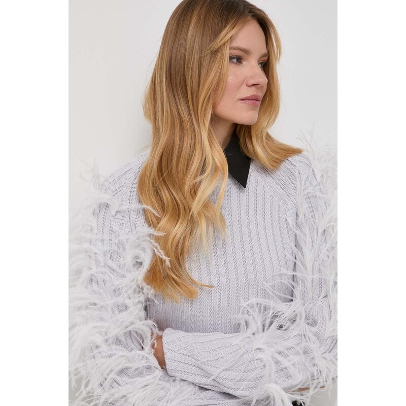 Patrizia Pepe maglione in lana donna colore grigio