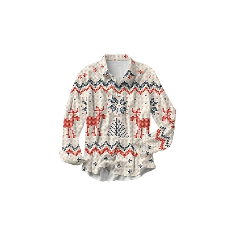 Natale Per Uoo Natale Caicia Caicia Con Bottoni Anica Lunga Festa Sera Quotidiano Autunno Inverno Primavera Amp Colletto Estivo Con P12423855 - Foto 12