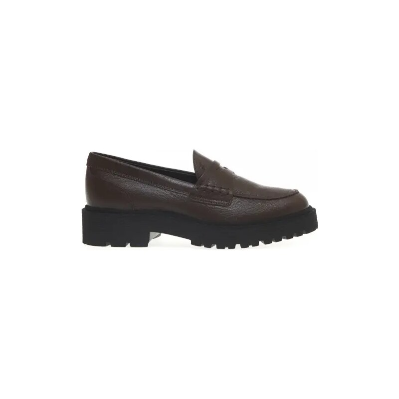 Chaussures Homme Mocassins élégants Giò Line Marron Cuir - Taille 39 - Neuf Avec Emballage