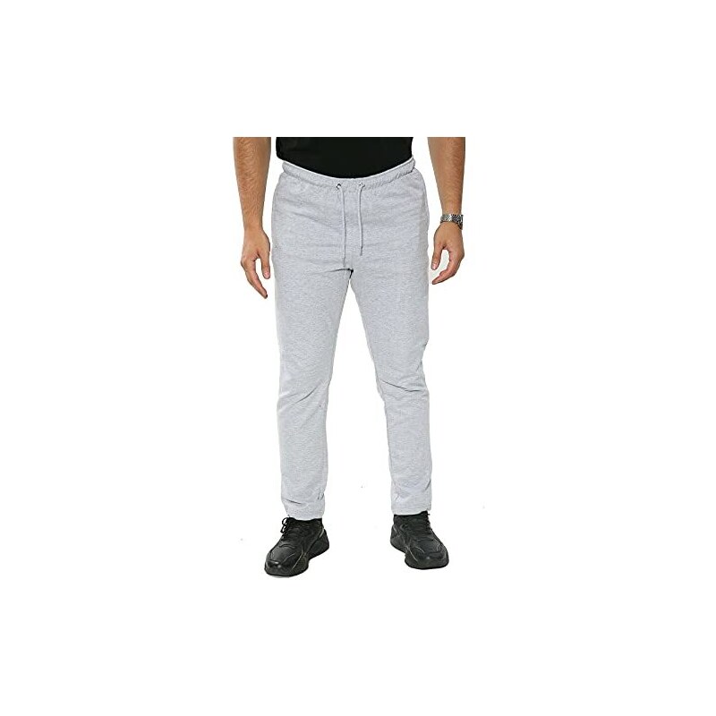 Pantaloni Jogging Uomo Tansozer - Vestibilit&agrave; Aderente, Tasche Con Cerniera, Cotone Comodo