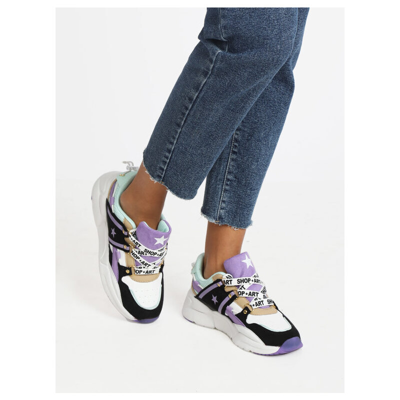 Scarpe 2025 zeppa multicolor