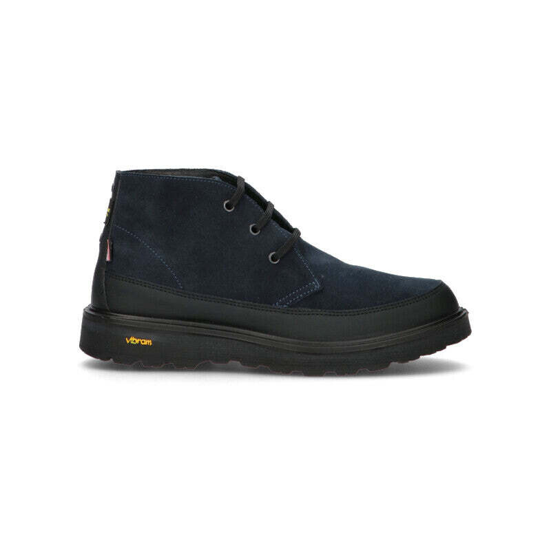 Scarpe uomo Blauer sneaker Murray in pelle navy/ brown U25BU05 F4MURRAY01/ LES 40