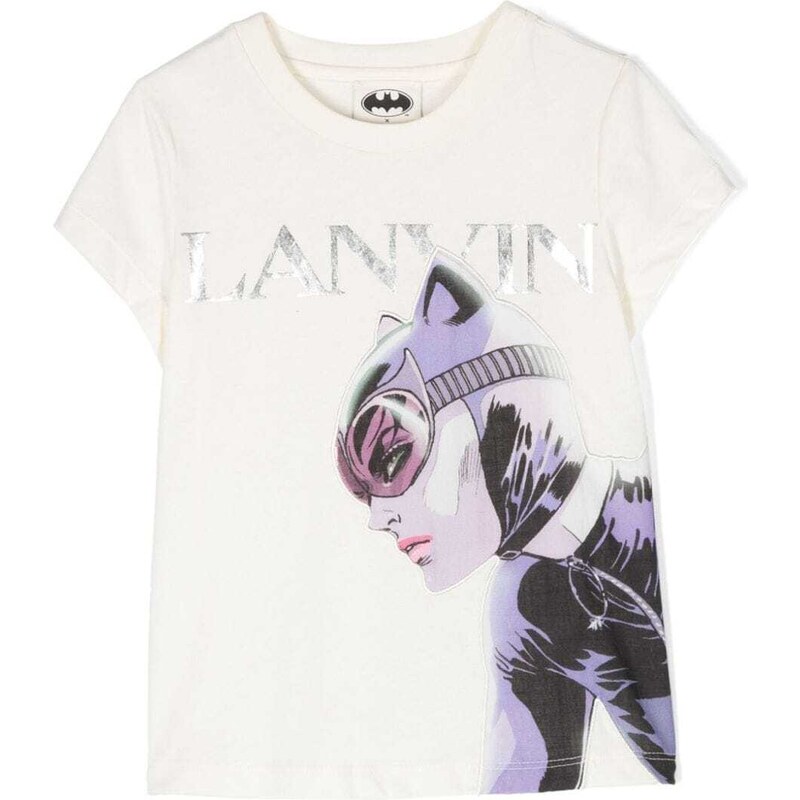 Lanvin Enfant T-shirt con stampa - Bianco