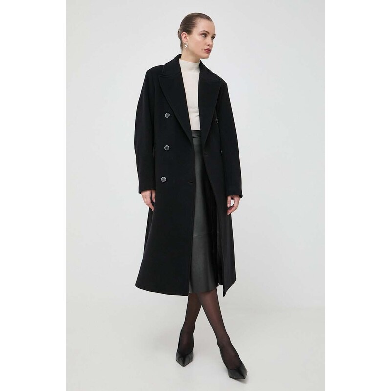 Beatrice B cappotto in lana colore nero