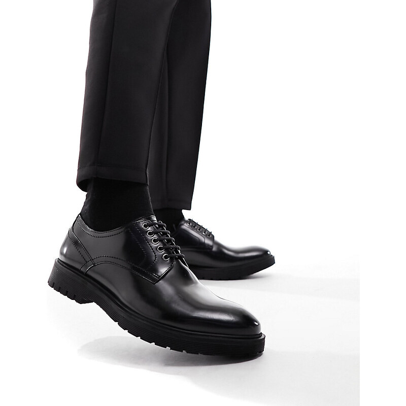 Scarpe Clarks Viola 55 Rae In Pelle Nera - Taglia 4½, Wide Fit, Eleganti E Comode - Foto 4