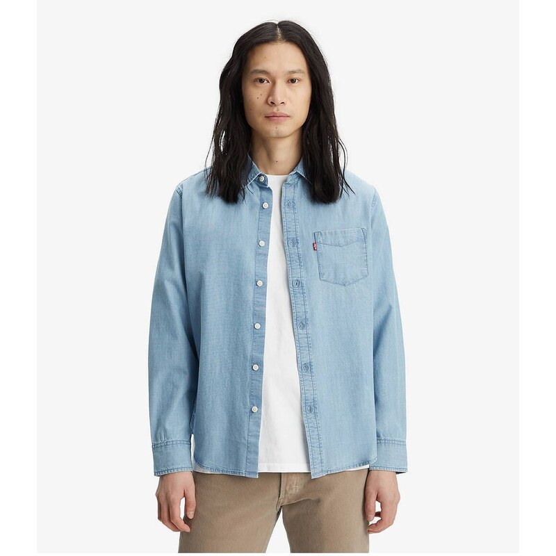 Levi's Camicia di Jeans Standard Sunset Denim Blu Uomo