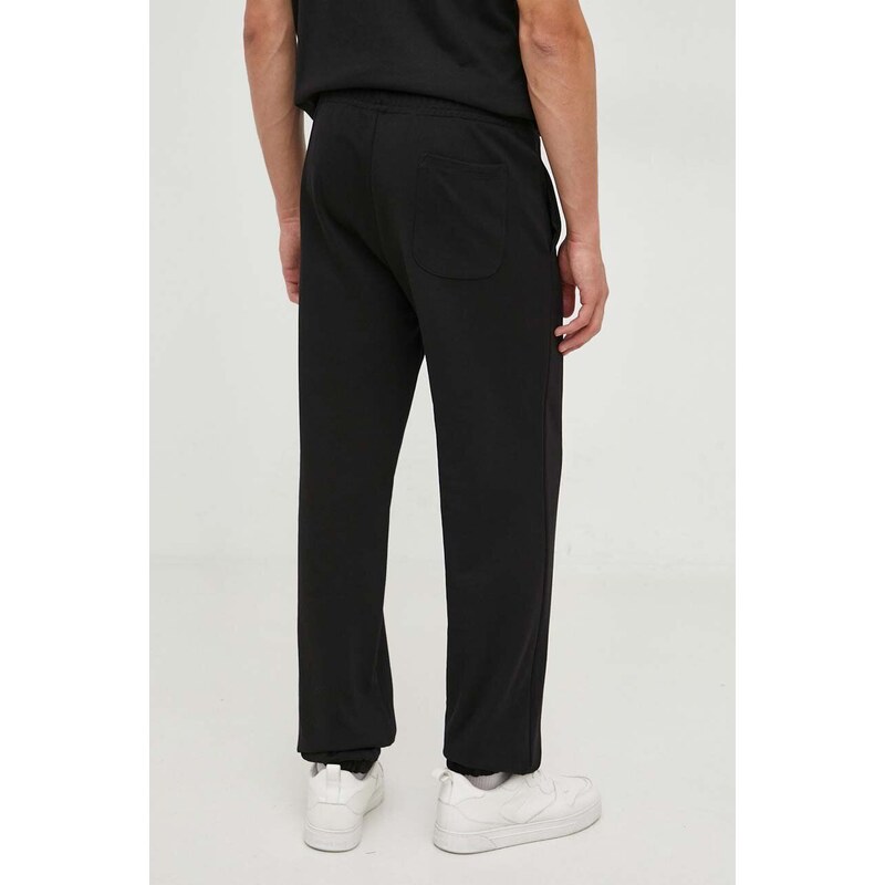 Trussardi pantaloni da jogging in cotone colore nero