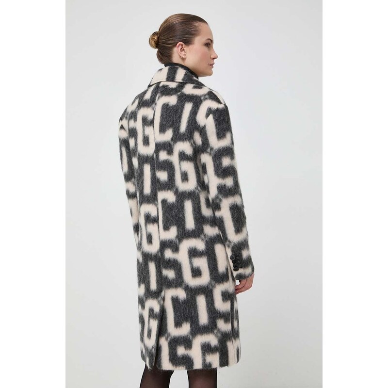 GCDS cappotto con aggiunta di lana