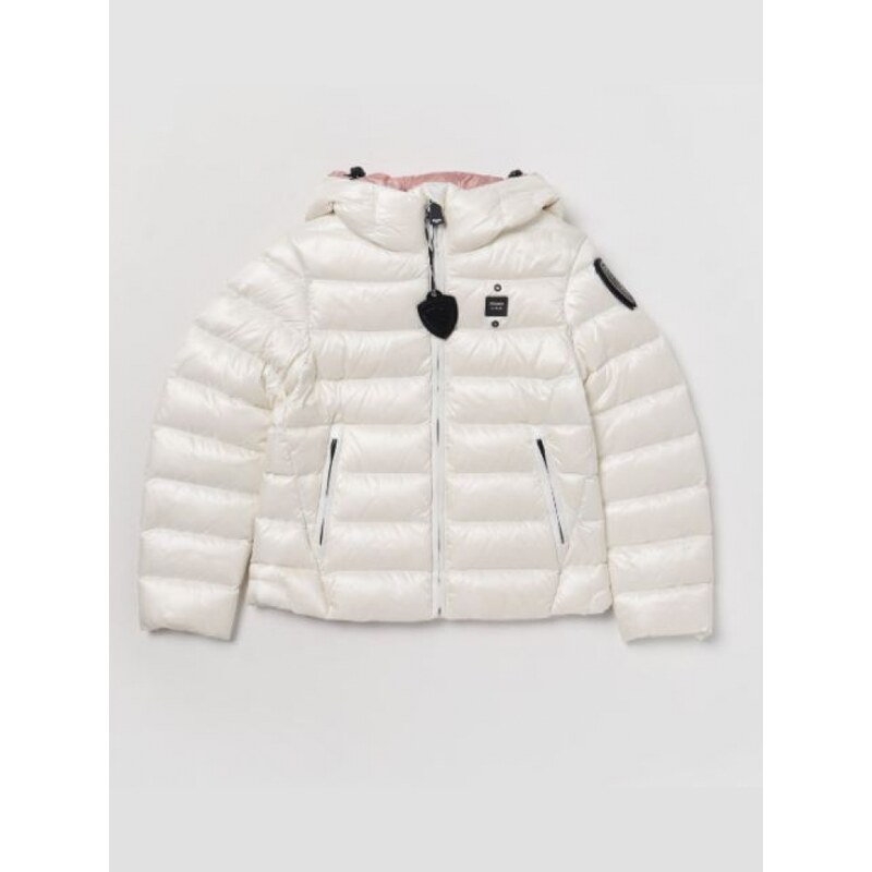 Blauer Giubbino Bianco Antivento Nay Per Bambina 26SBLGC01402-100 main image 1