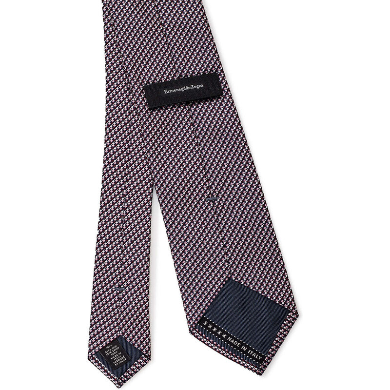 Cravatta in Seta bordeaux Ermenegildo Zegna UNI Multicolore 2000000012452