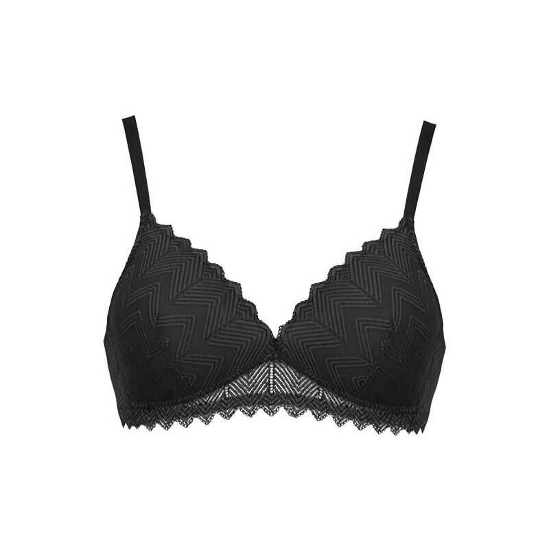 Coppa C Pizzo Reggiseno Senza Ferretto Cotonella L'Altra CD056 - Comodo E Sexy Con Inserti In Pizzo, Coppa C, Nero Reggiseno L'Altra - Foto 7