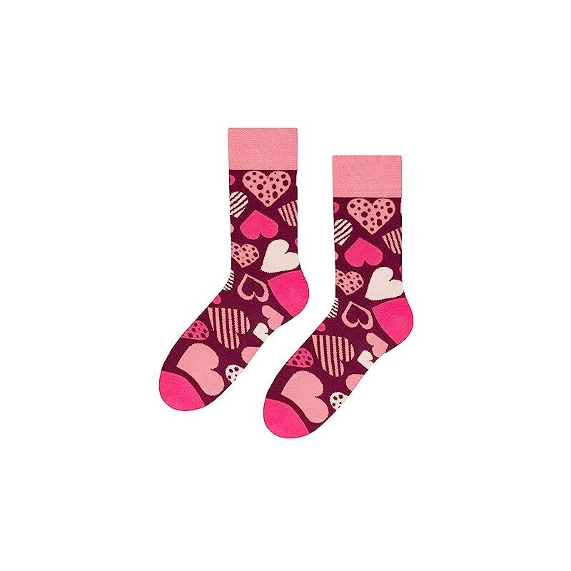 soxo San Valentino Boxer Uomo Cotone + Calzini Divertenti Idee Regalo Mutande Calze M Cuore Boxer + Calzini 40-45