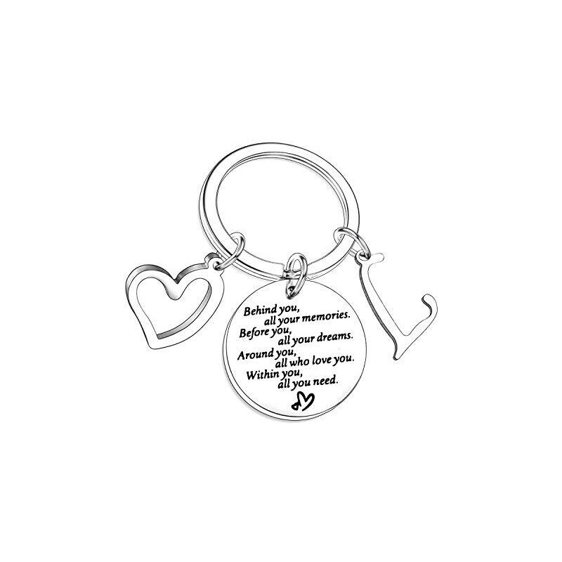 Portachiavi Per Amiche In Acciaio Inossidabile Con Ciondolo Rotondo, Regalo Originale E Pieno Di Significato - 5